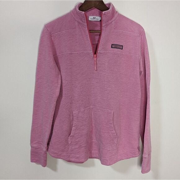 Vineyard Vines Sweaters - Vineyard Vines Pullover Quarter Zip Pink Sweater